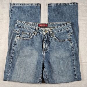 VTG Lee Riveted Ultimate 5 Jeans Womens 8P Blue Medium Wash Straight Leg 3051240